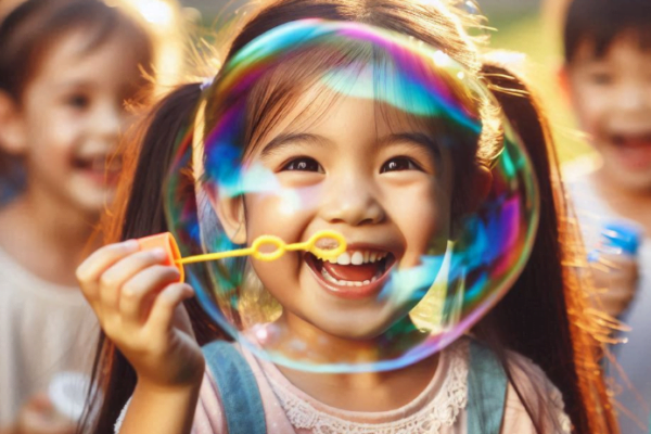 Cara Buat Giant Bubble Sendiri Untuk Anak-Anak